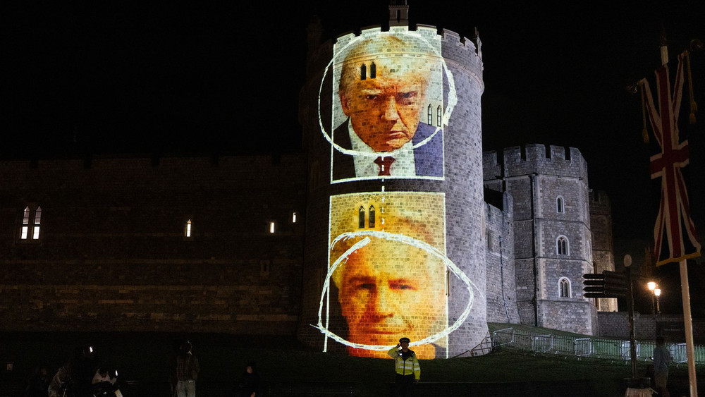 US-Präsident Trump besucht Großbritannien