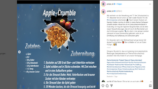 Instagram-Adventskalender der Polizei Osthessen mit Lieblingsrezepten