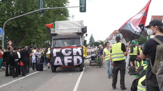 Zehntausende gegen AfD: Proteste begleiten Parteitag in Erfurt