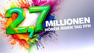 Einschaltquoten: Über 2,7 Mio. Menschen hören täglich FFH