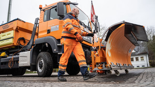 Winterdienste sind gerüstet: 90.000 Tonnen Salz für Hessens Straßen
