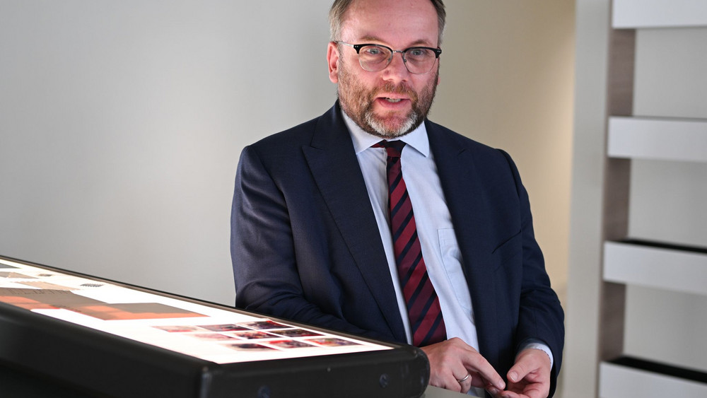 Hessens Wissenschaftsminister Gremmels (SPD) bei der dpa