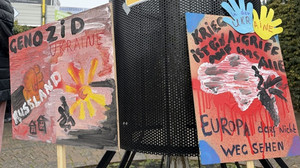 Vier Jahre Ukraine-Krieg – immer noch Mahnwachen in Hessen