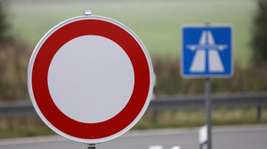 Nächtliche Sperrung der Autobahnabfahrt Wächtersbach