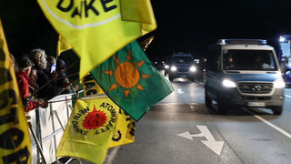 Castor-Transport: Atommüll-Behälter im Zwischenlager Ahaus eingetroffen