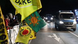 Castor-Transport: Atommüll-Behälter im Zwischenlager Ahaus eingetroffen