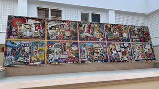 Mehr als 40.000 Teile: Riesen-Puzzle hängt jetzt in Kinderklinik Fulda