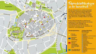 Bad Hersfeld veröffentlicht Karte mit Fahrradstellplätzen
