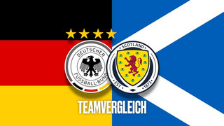 Deutschland gegen Schottland - der Teamvergleich