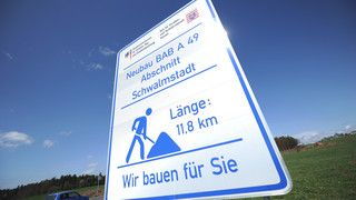 A 49-Abschnitt nach Schwalmstadt wird am 30. Juni freigegeben