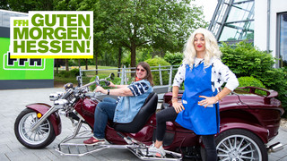 Frauen-Power bei Ankes Tanke: FFH-Hörerin Iris als Kundin