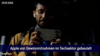 Aktie im Fokus: Apple von Gewinnmitnahmen im Techsektor gebeutelt