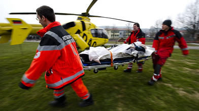 Schwerer Unfall in Homberg: Rettungshubschrauber im Einsatz