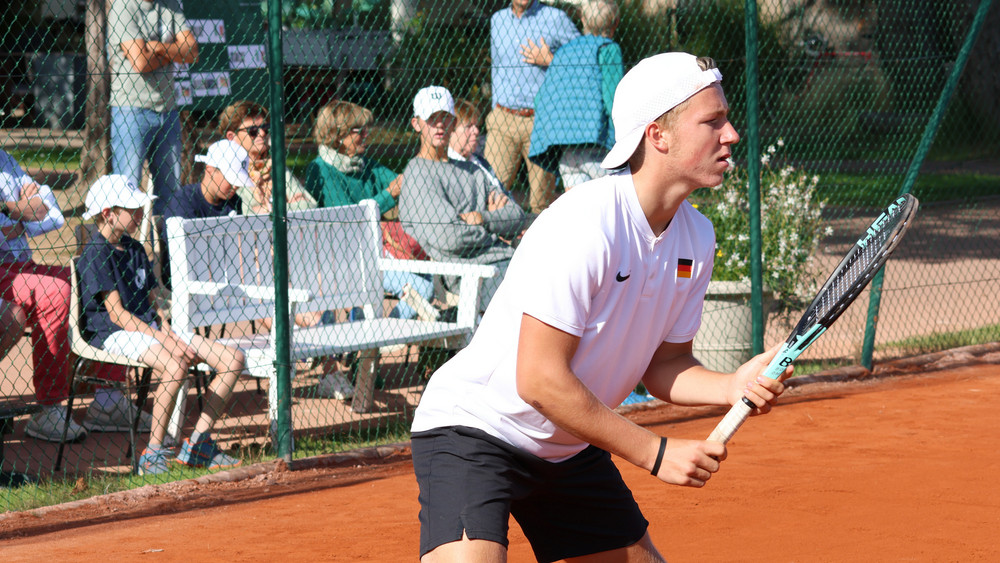 Max Schönhaus vom TC RW Sprendlingen in Aktion (Archivbild).
