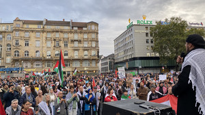 Pro-Palästina-Demo in Frankfurt "störungsfrei": 1.400 Teilnehmer