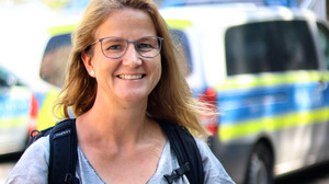 Die Hälfte ist geschafft: Bensheimer Polizistin auf Spendenwanderung