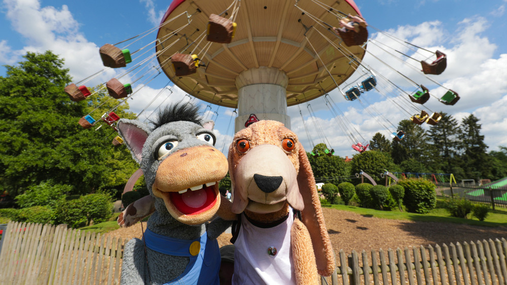 Esel Erli und seine Freunde bekommen noch Zusatzvorstellungen für ihr Musical im Erlebnispark Steinau.