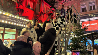 Mode-Ikone Harald Glööckler eröffnet "WinterStubb" in Wiesbaden