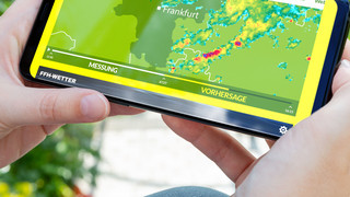 FFH-Regenradar mit 2-Stunden Vorhersage