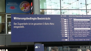 Heftiges Unwetter: Verspätungen und Ausfälle bei Berliner S-Bahn