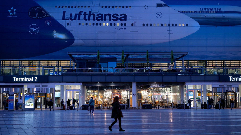 Streik bei der Lufthansa - München