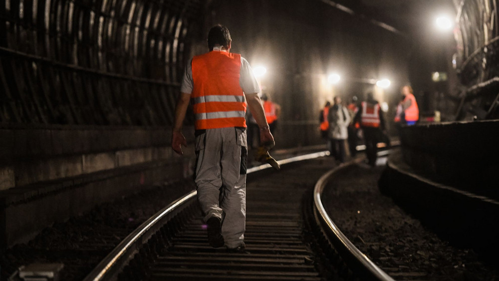 S-Bahn-Tunnelsperrung in Frankfurt