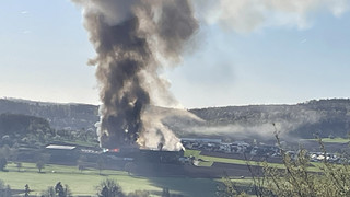 Brand auf Aussiedlerhof in Ranstadt
