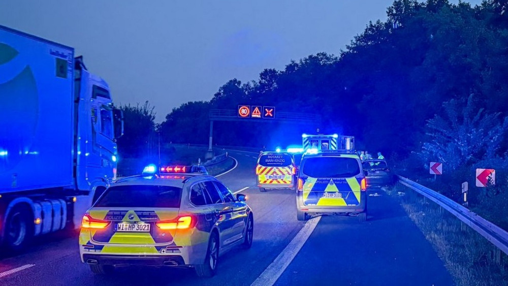 Unfall A66 Polizei Feuerwehr Rettungsdienst