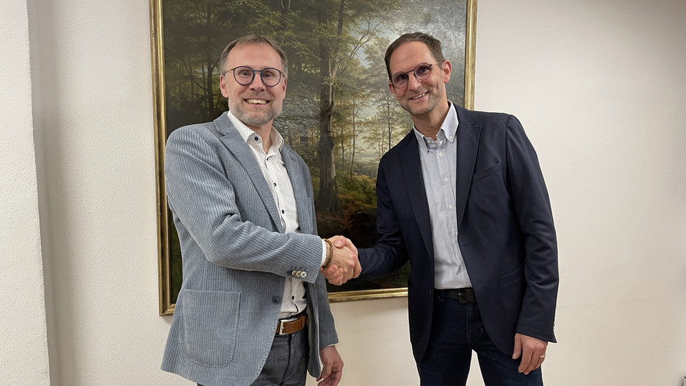 Holger Marx (rechts) hat sich gegen Daniel Schmidt in einer Stichwahl durchgesetzt.