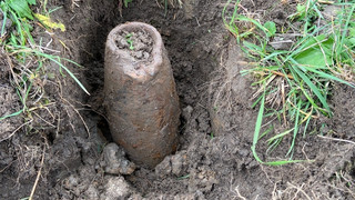 Kontrolliert gesprengt: Flugabwehrgranate in Frankfurt gefunden