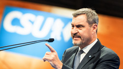 Dämpfer für Söder bei CSU-Parteitag