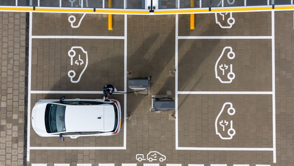 Schnellladepark für Elektromobile