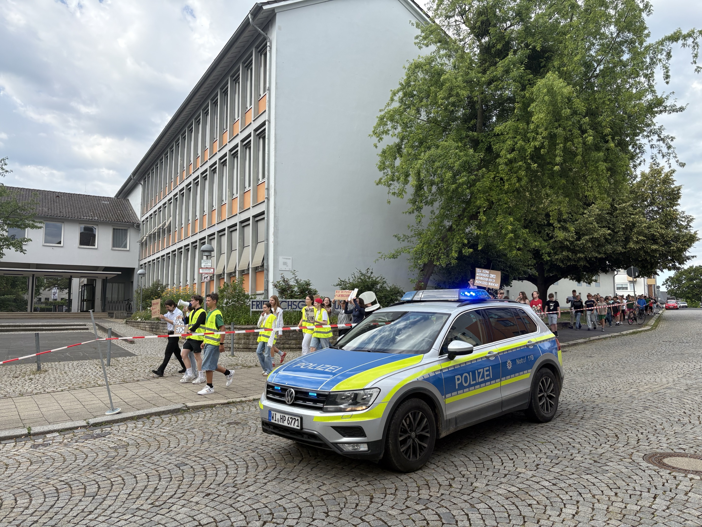 Zu wenig Räume: Schüler-Protest am Friedrichsgymnasium in Kassel