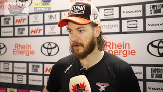 Das sagt Ex-Adler Ryan MacInnis zum 5:4 Sieg seiner Kölner Haie gegen Mannheim
