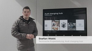 Interview von Stefan Waltl zum Audi charging hub Berlin