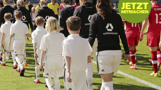 Einlaufkids fürs Frauen-Länderspiel