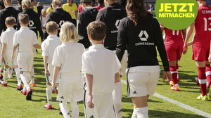 Einlaufkids fürs Frauen-Länderspiel