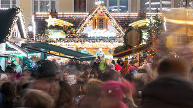 Frankfurter Weihnachtsmarkt: Besucheranzahl Online einsehen