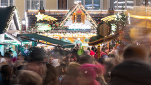 Frankfurter Weihnachtsmarkt: Besucheranzahl Online einsehen