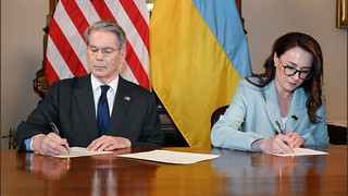 USA und Ukraine einigen sich auf Rohstoffabkommen