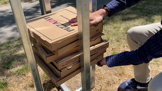 Pizzakarton-"Abfalleimer" in Mainz kommen gut an