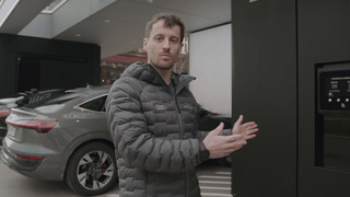 Interview von Elias Hammer zum Audi charging hub Berlin