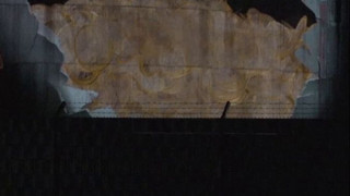 Greenpeace-Protest: Geldregen-Projektion an Tanklager