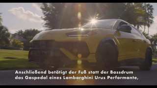 Der Schlagzeuger Jason Bonham fährt den Lamborghini Urus Performante