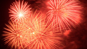 Wasserspiele und Feuerwerk beim Lichterfest Bad Salzschlirf