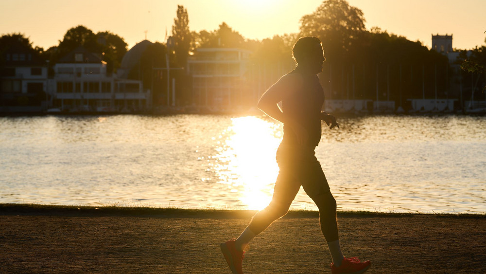 Jogger an der Alster