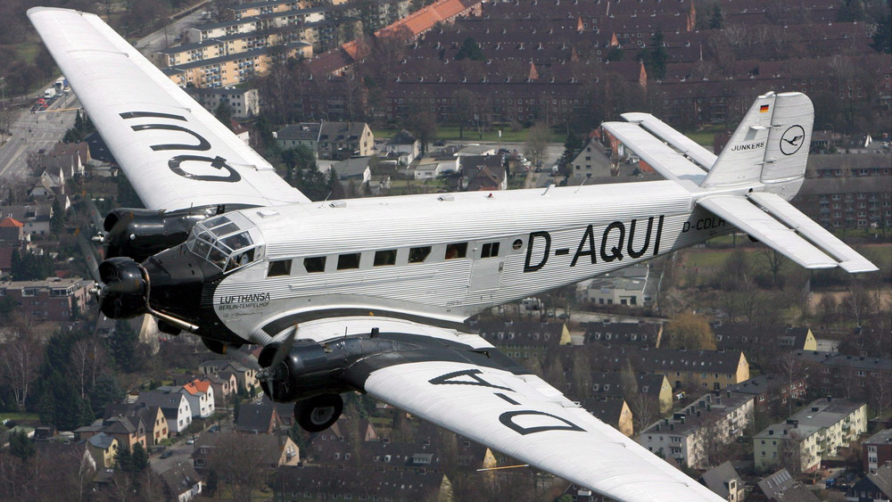 Ju 52 der Lufthansa wird in Frankfurt ausgestellt