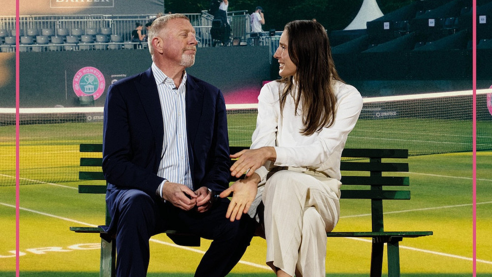 Boris Becker und Andrea Petkovic kehren bei den Bad Homburg Open mit ihrem Erfolgs-Podcast zurück auf den Rasen.