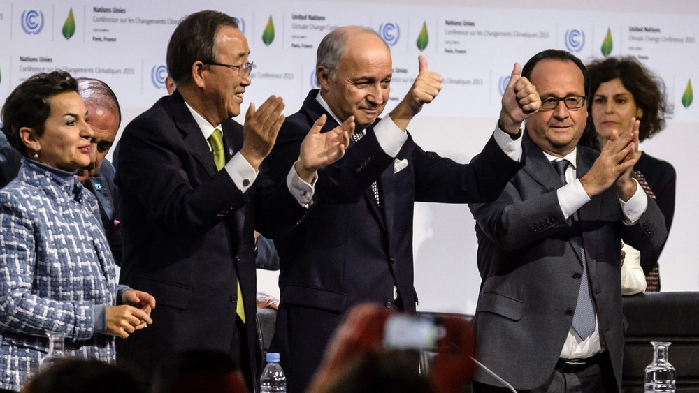 Klimakonferenz COP21 im Jahr 2015 in Paris