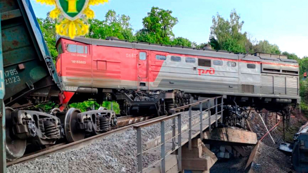 Ukraine-Krieg - Zug entgleist in Brjansk